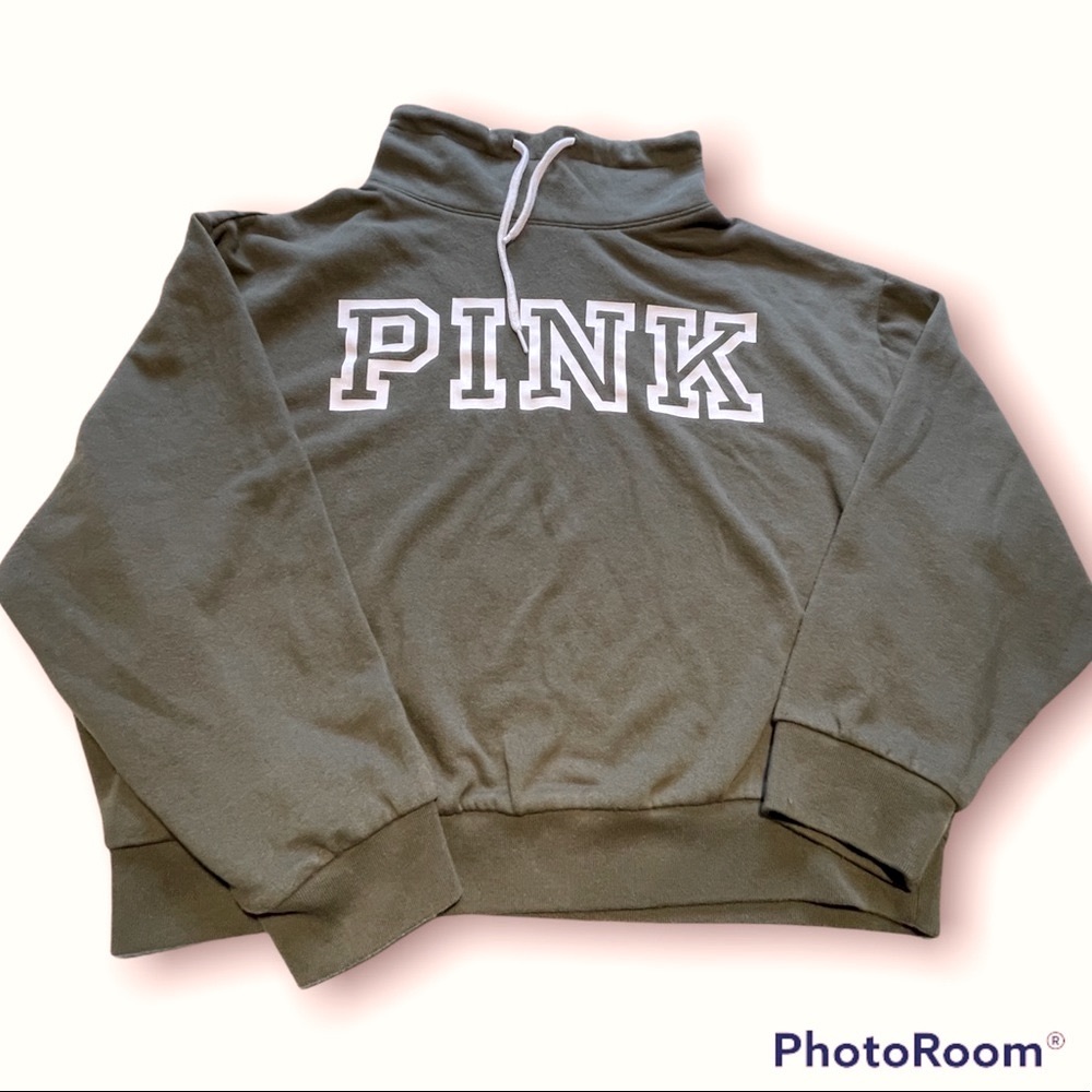 PINK Victoria's Secret Green Sweatshirt